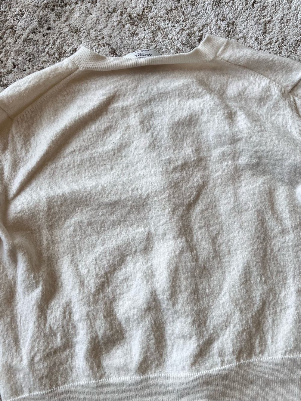 Aritzia Merino Wool Cardigan Light Birch - Picture 8 of 9